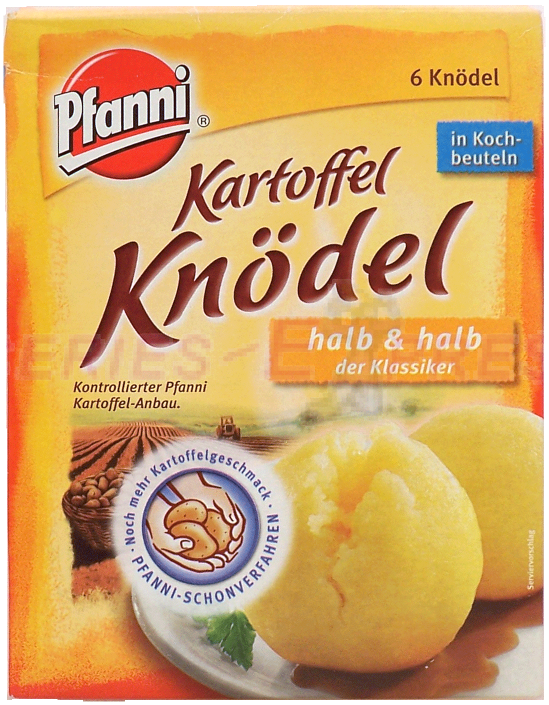 Pfanni  kartoffel knodel, halb & halb der klassiker Full-Size Picture